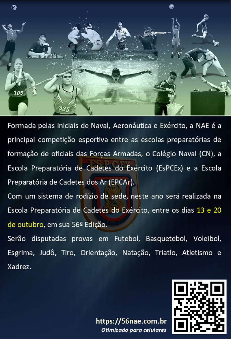 56ª NAE - Competição entre escolas preparatórias das Forças Armadas